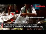 Beat Plastic Pollution: People distribute free paper bags to raise awareness in Kolkata