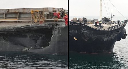 Gelibolu açıklarında iki gemi çarpıştı