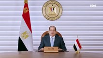 السيسي: تفاقم الأزمة يحول مسألة إدارة الموارد المائية إلى تحد يمس أمن وسلامة الدول والشعوب