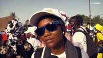 Marcha das mulheres senegalesas contra as alterações climáticas
