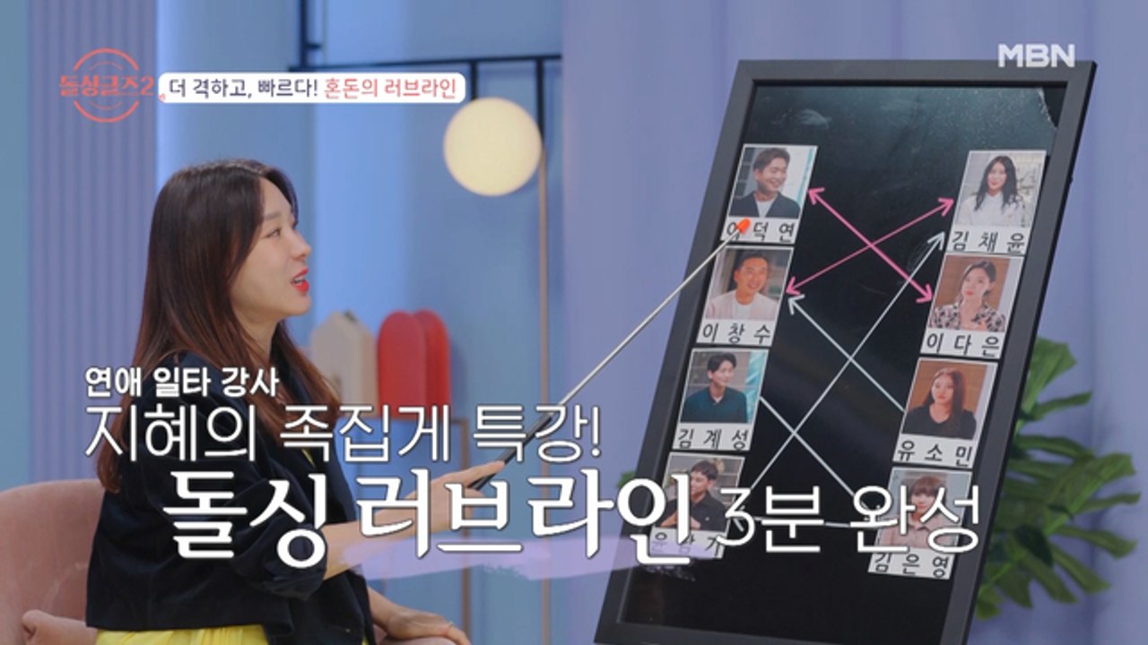 러브라인♥ 예측엔? 복습이 필수! 연애 박사 이지혜가 짚어주는 돌싱 남녀 러브라인 총정리!
