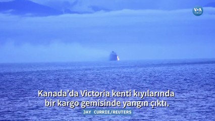 Kargo Gemisinde Yangın