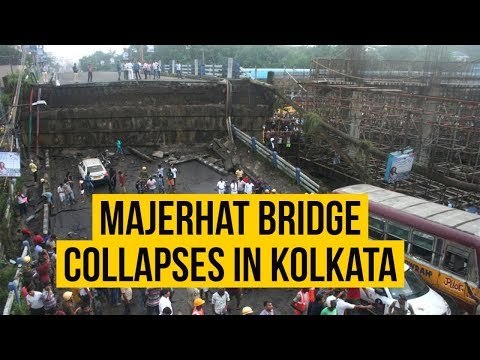Majerhat Bridge Collapses In Kolkata