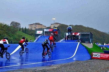 BMX Supercross Dünya Kupası'nın 6'ncı tur yarışları sona erdi