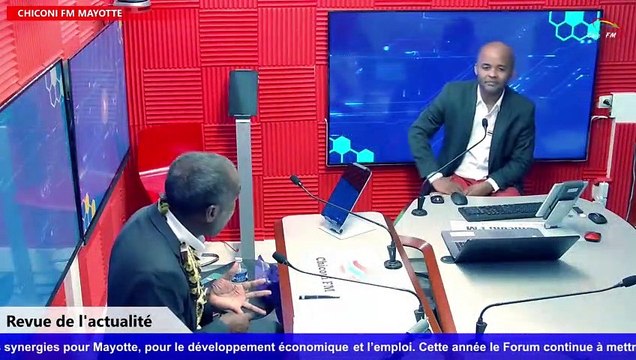 Chiconi FM-TV avec Soulaimana Noussoura nous parlons de la revue de l'actualité pour Mayotte