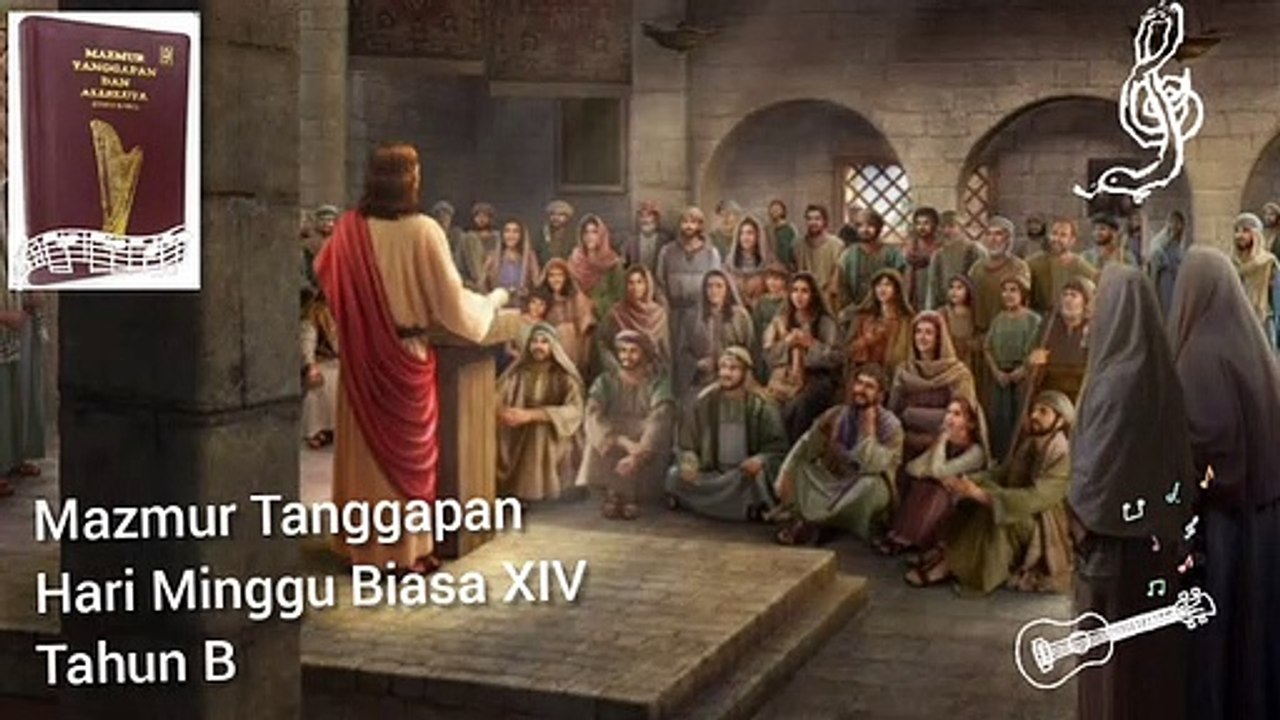 Mazmur Tanggapan dan Alleluya Minggu 4 Juli 2021 #