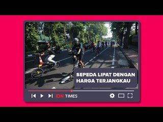 GAK KALAH DENGAN BROMPTON, INI SEPEDA LIPAT DENGAN HARGA TERJANGKAU