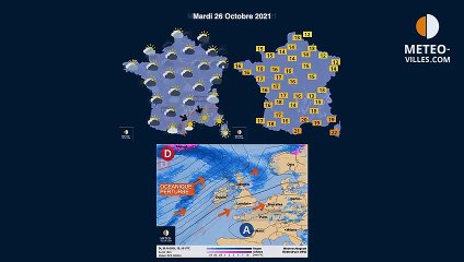 prévisions météo du dimanche 24 octobre 2021