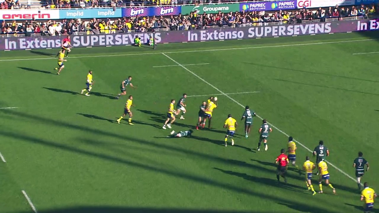 TOP 14 - Essai de Arthur ITURRIA (ASM) - ASM Clermont Auvergne - Section Paloise - J08 - Saison 2021/2022