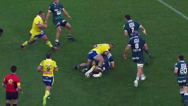 TOP 14 - Essai de Damian PENAUD (ASM) - ASM Clermont Auvergne - Section Paloise - J08 - Saison 2021/2022