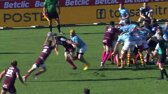 TOP 14 - Essai de Yann LESGOURGUES 2 (UBB) - Union Bordeaux-Bègles - USA Perpignan - J08 - Saison 2021/2022