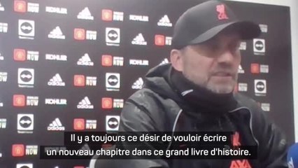 9e j. - Klopp : "Un nouveau chapitre dans ce grand livre d'histoire"