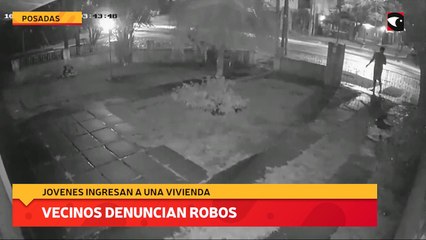Vecinos denuncian robos