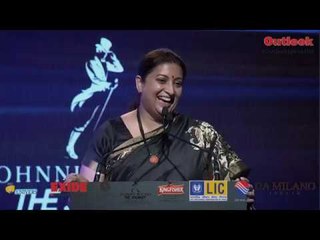 Union Minister Smriti Irani at Outlook SpeakOut