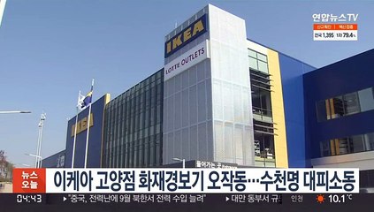 이케아 고양점 화재경보기 오작동…수천명 대피소동