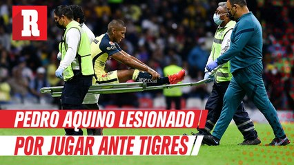 América: Pedro Aquino abandonó el campo por lesión en duelo contra Tigres