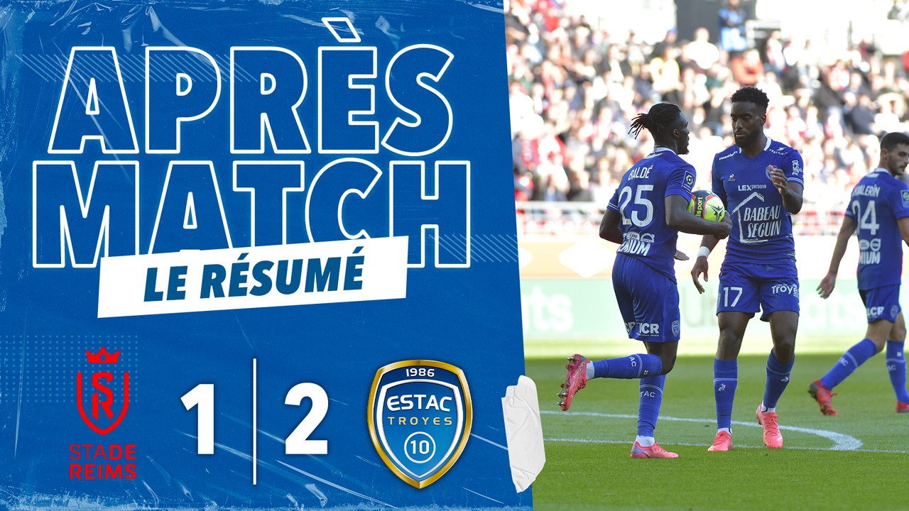 Reims 1-2 ESTAC | Résumé du match