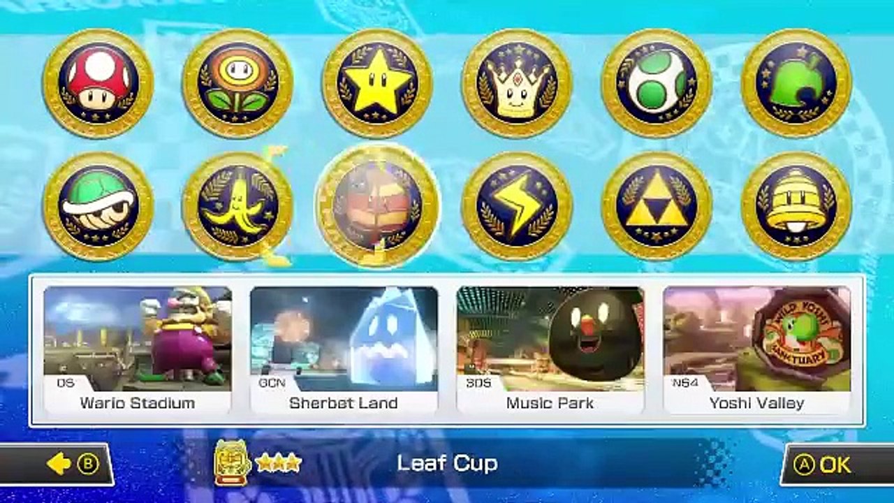 Mario Kart 8 Deluxe 100cc Triforce Cup