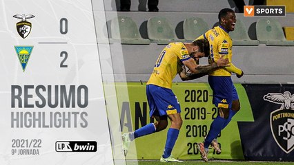 Highlights: Portimonense 0-2 Estoril Praia (Liga 21/22 #9)