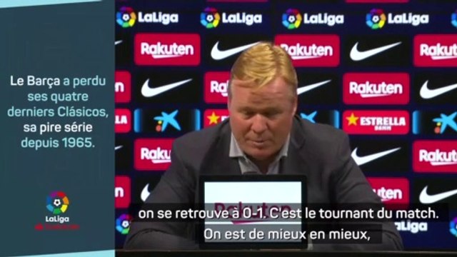 Ronald Koeman voit des signes d'espoirs dans la défaite face au Real Madrid