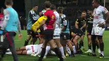 TOP 14 - Essai de Uini ATONIO (SR) - Stade Rochelais - RC Toulon - J08 - Saison 2021/2022