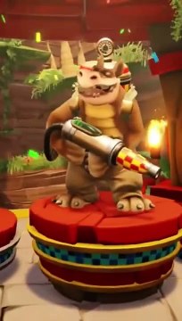 Dingodile Victory Podium Animation - Crash Team Racing Nitro-Fueled