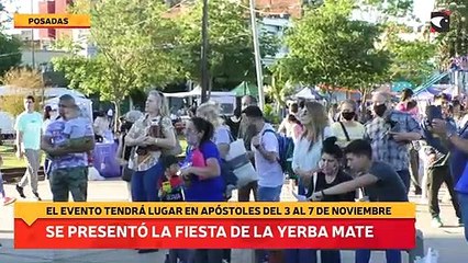 Se presentó la Fiesta de la Yerba en la Costanera