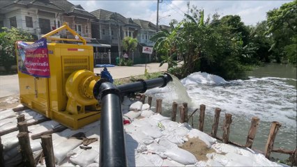 Big Water pump at Nonthaburi Province in Thailand