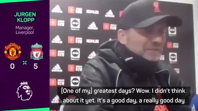 Liverpool wanted to 'write their chapter in history' - Klopp after stunning win at United