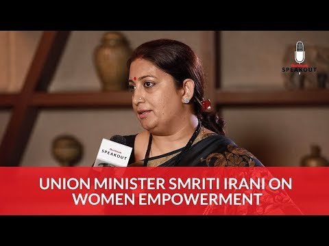 Outlook SpeakOut: Understanding of empowerment cannot be just women to women : Smriti Irani