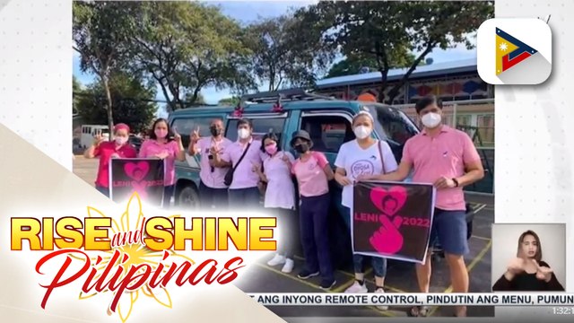 Supporters nina VP Robredo at Sen. Pangilinan, nagsagawa ng motorcade sa iba’t-ibang lugar sa bansa