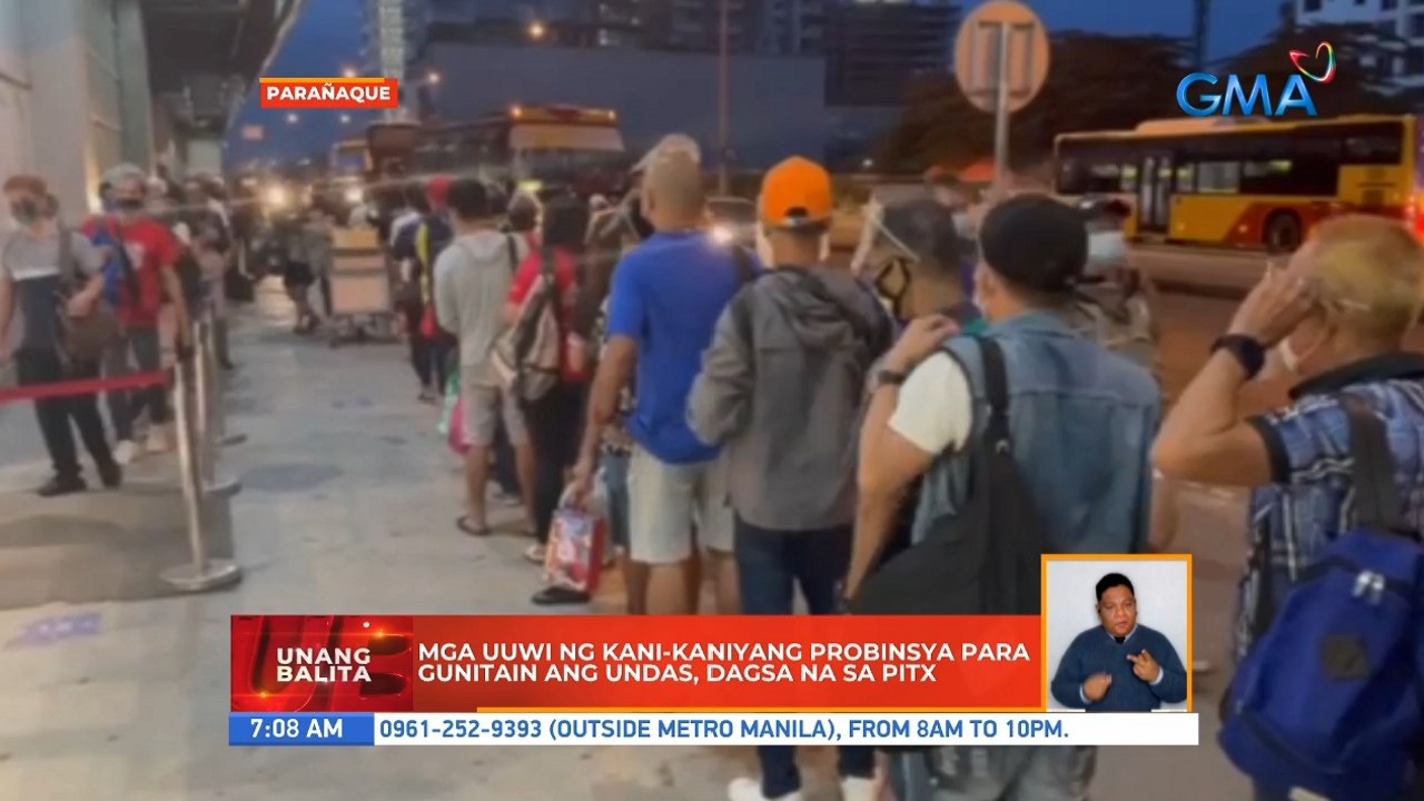 Mga uuwi ng kani-kaniyang probinsya para gunitain ang undas, dagsa na sa PITX | UB