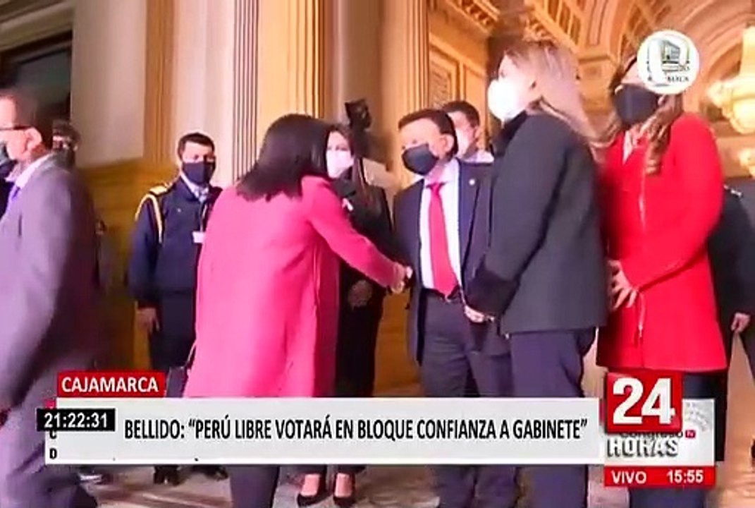 Cajamarca: congresista Guido Bellido anunció votación en bloque de Perú Libre sobre la cuestión de confianza