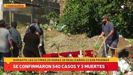Se confirmaron 540 casos y 3 muertes