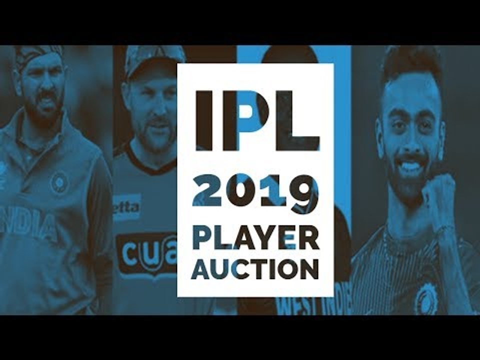 IPL 2019 Player Auction - Bidding War Ends With...