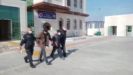 Silivri'de iki şüpheli kalorifer peteği çalarken bekçiler tarafından yakalandı
