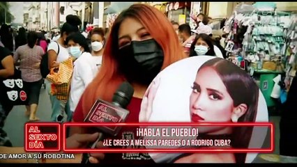 ¡Habla el pueblo!: ¿Le crees a Melissa Paredes  o a Rodrigo Cuba?