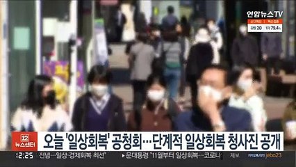 Video herunterladen: 오늘 '일상회복' 공청회…단계적 일상회복 청사진 공개