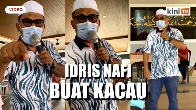 Mesyuarat Umno di Melaka kecoh, Idris muncul beri ucapan