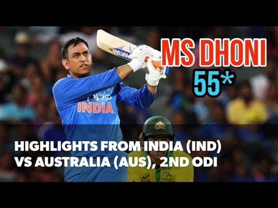 2nd ODI (Adelaide): Highlights from India (IND)...