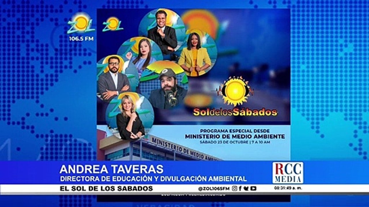 Andrea Taveras: Los programas implementados en educación ambiental