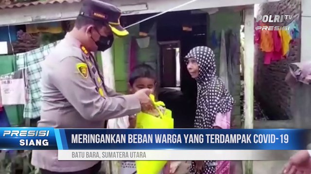 Kapolres Batu Bara Bersama Komunitas Sedekah Jumat Salurkan Bansos
