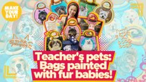 Teacher's pets: Bags painted with fur babies! | Make Your Day