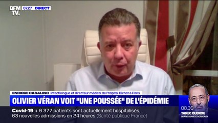 Covid-19: pour l'infectiologue Enrique Casalino, "il va falloir à un moment revoir notre stratégie vaccinale"