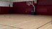 Guy Makes Impressive Basketball Shot Towards Hoop With the Help Of Exercise Ball