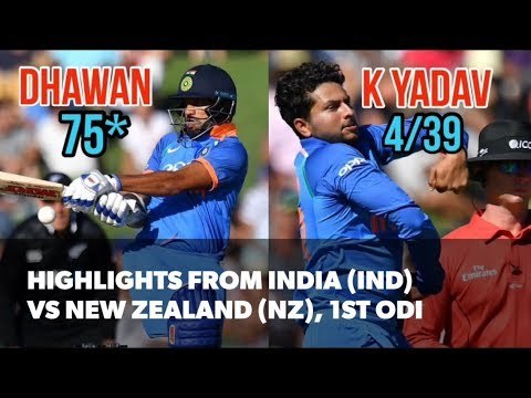 1st ODI (Napier): Highlights from India (IND) vs New Zealand (NZ) I Kohli goes past Brian Lara