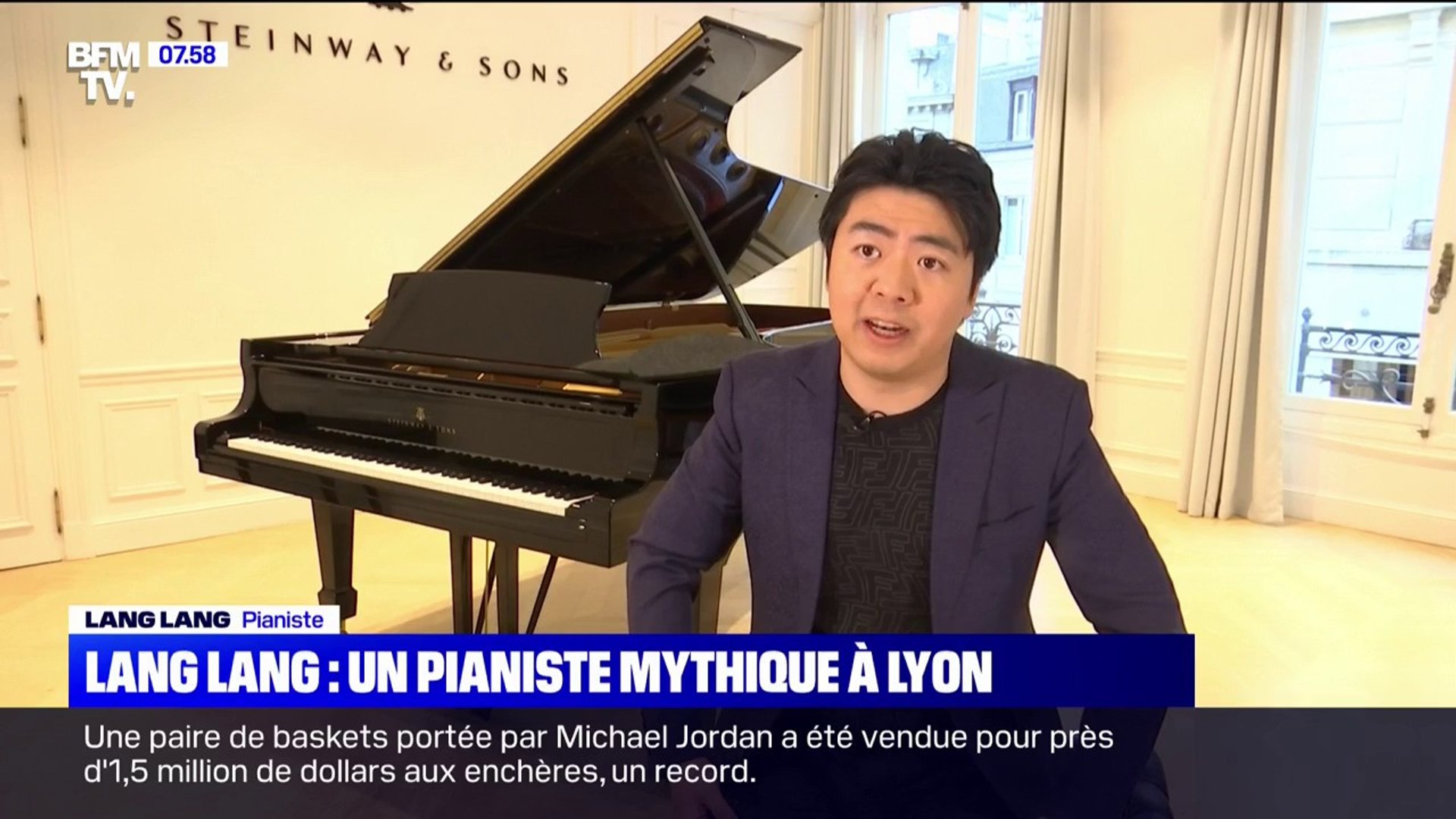Le mythique pianiste Lang Lang donne une représentation ce lundi soir à  Lyon - Vidéo Dailymotion