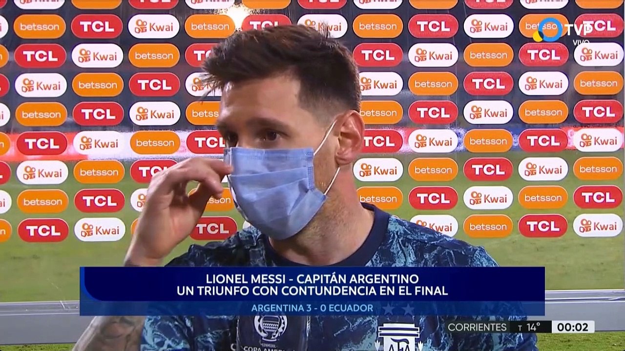 Copa America 2021: Argentina 3 - 0 Ecuador