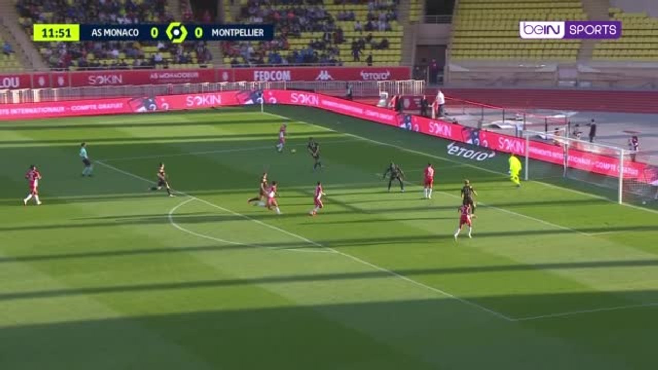 Monaco ease to comfortable win over Montpellier