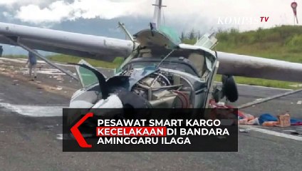 Pesawat Kargo Kecelakaan di Bandara Ilaga, 1 Pilot Meninggal